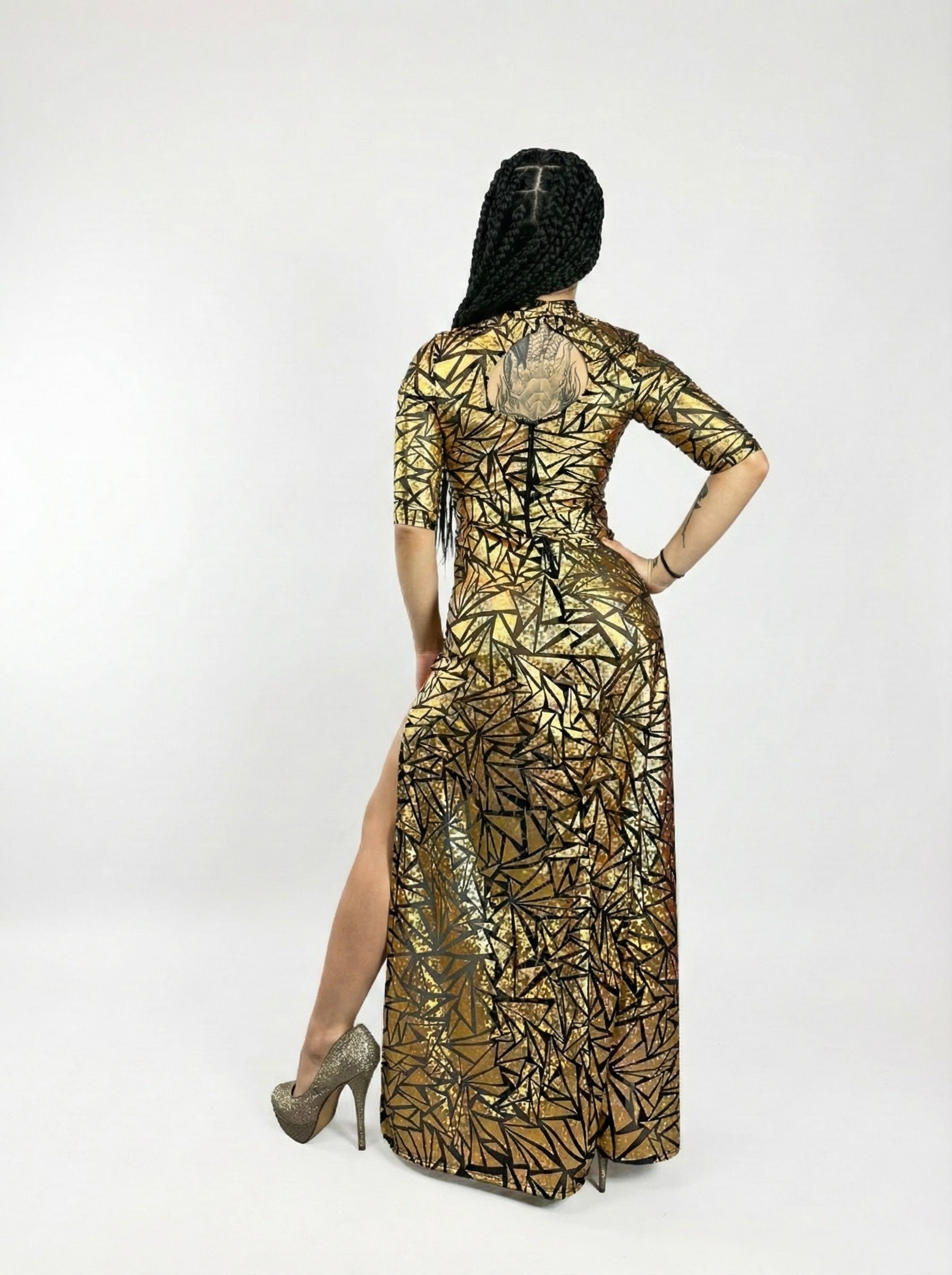 green emerald velvet dress Colors 3139 main image 0
