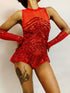Beautiful Aerialist Costume, Pole Dancewear, Sequin Bodysuit for Women or Men, Showgirl Leotard, Made in USA, Personalized Dressing Gown