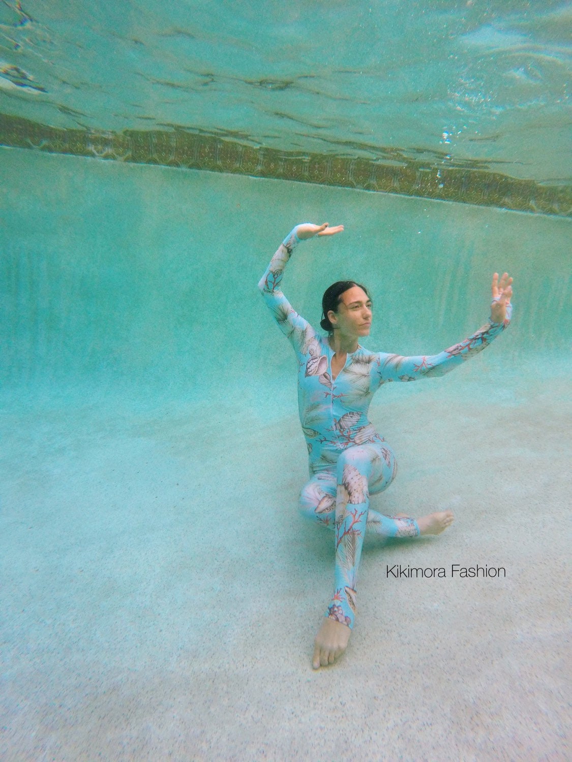 Under the Sea Outfit, Beautiful Seashell Bodysuit for Women, Activewear, Wetsuit, Mermaid Costume, New Trend Made in USA