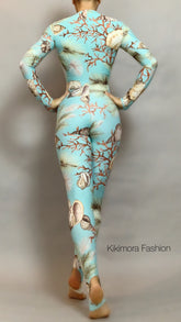 Under the Sea Outfit, Beautiful Seashell Bodysuit for Women, Activewear, Wetsuit, Mermaid Costume, New Trend Made in USA