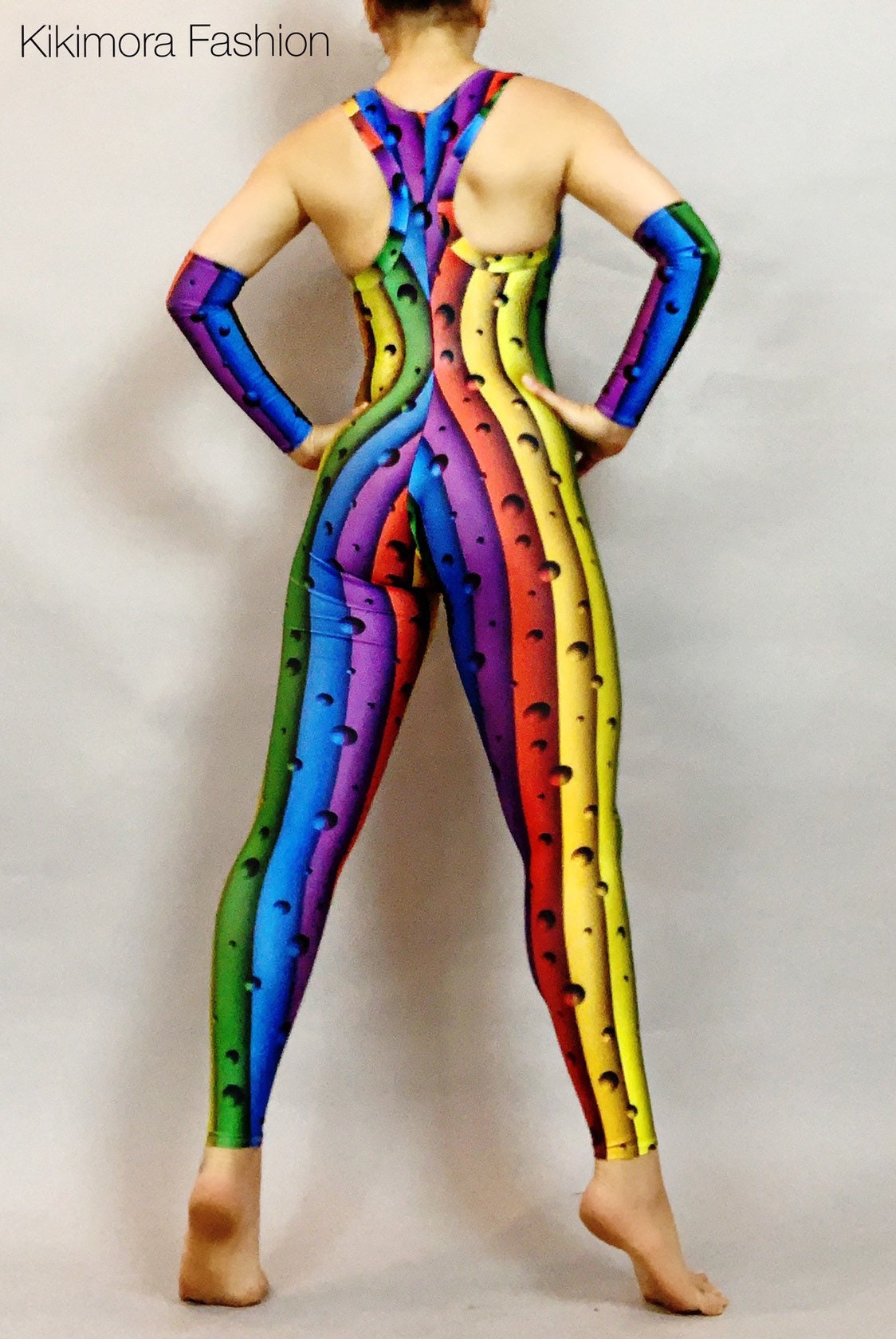 Circus Party Outfit, Contortion Outfit, Catsuit for Gymnast, Clown Dance Costume, Trending Now, Festival Fashion, Lgbtq Rainbow