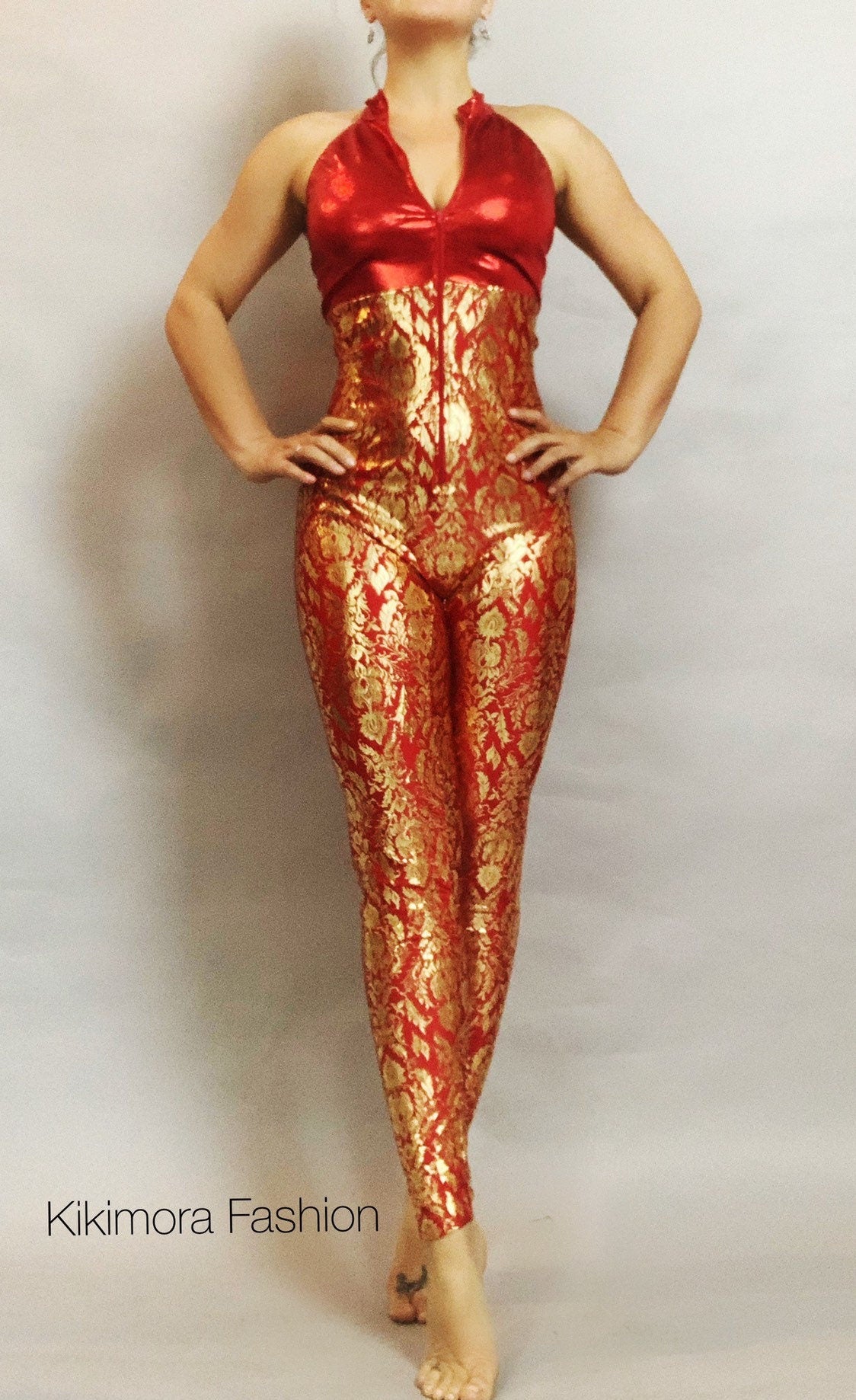 Spandex catsuit, beautiful Open back, Bodysuit for Woman or man, Good for gymnastics party, Dance, Gift for her.