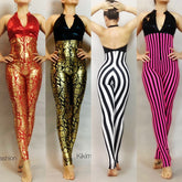 Spandex catsuit, beautiful Open back, Bodysuit for Woman or man, Good for gymnastics party, Dance, Gift for her.