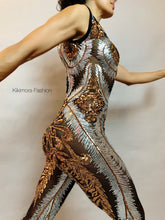 Sheer Catsuit, Sequins Jumpsuit, Circus Costume, Dancewear, Gogo Outfit, Contortionist Unitard, Aerial Gifts