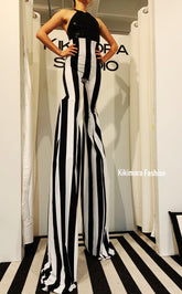 Stilts Costume, Stripe Legs, Stilt Walkers, Circus Performers Jumpsuit