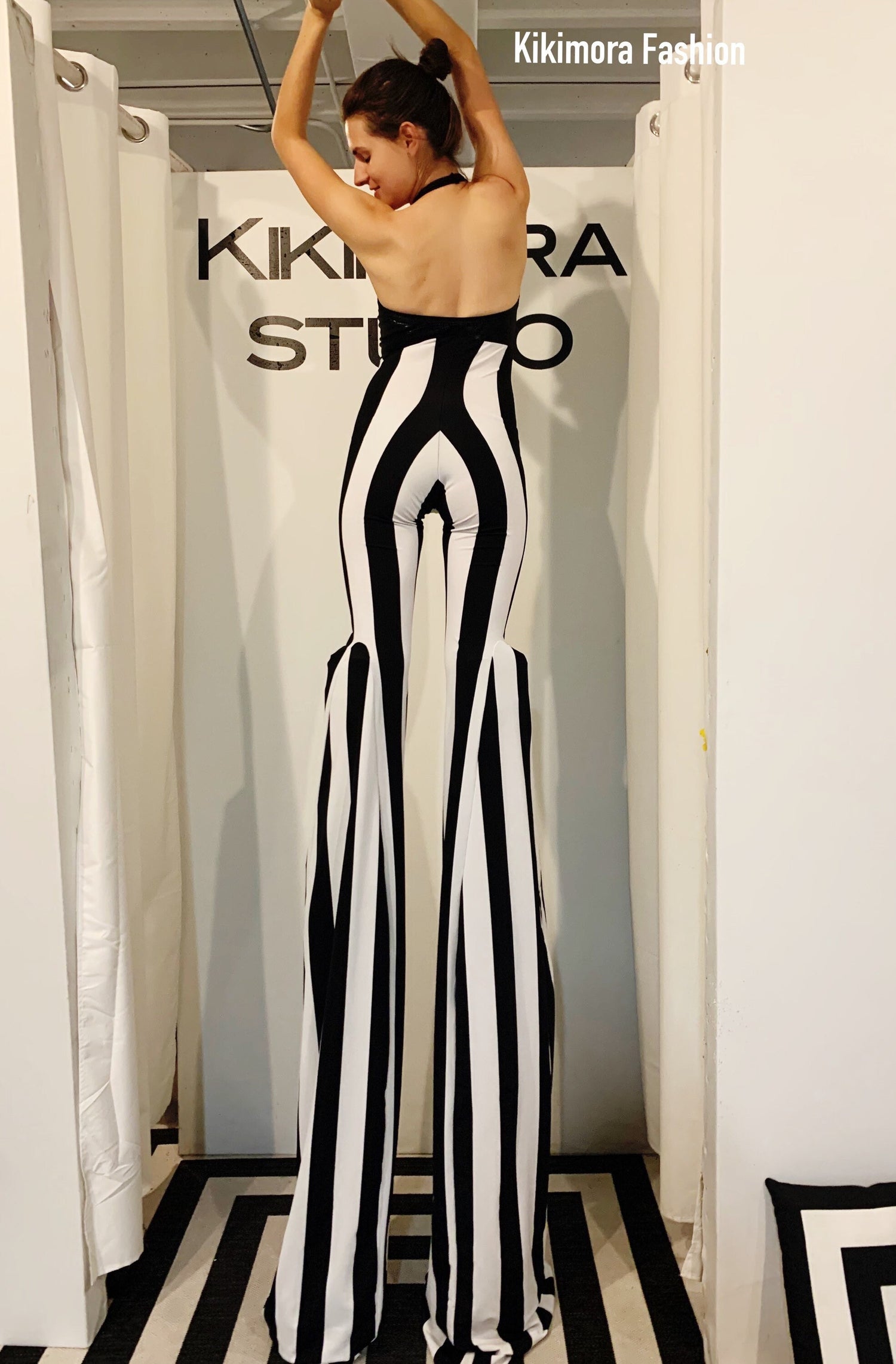 Stilts Costume, Stripe Legs, Stilt Walkers, Circus Performers Jumpsuit