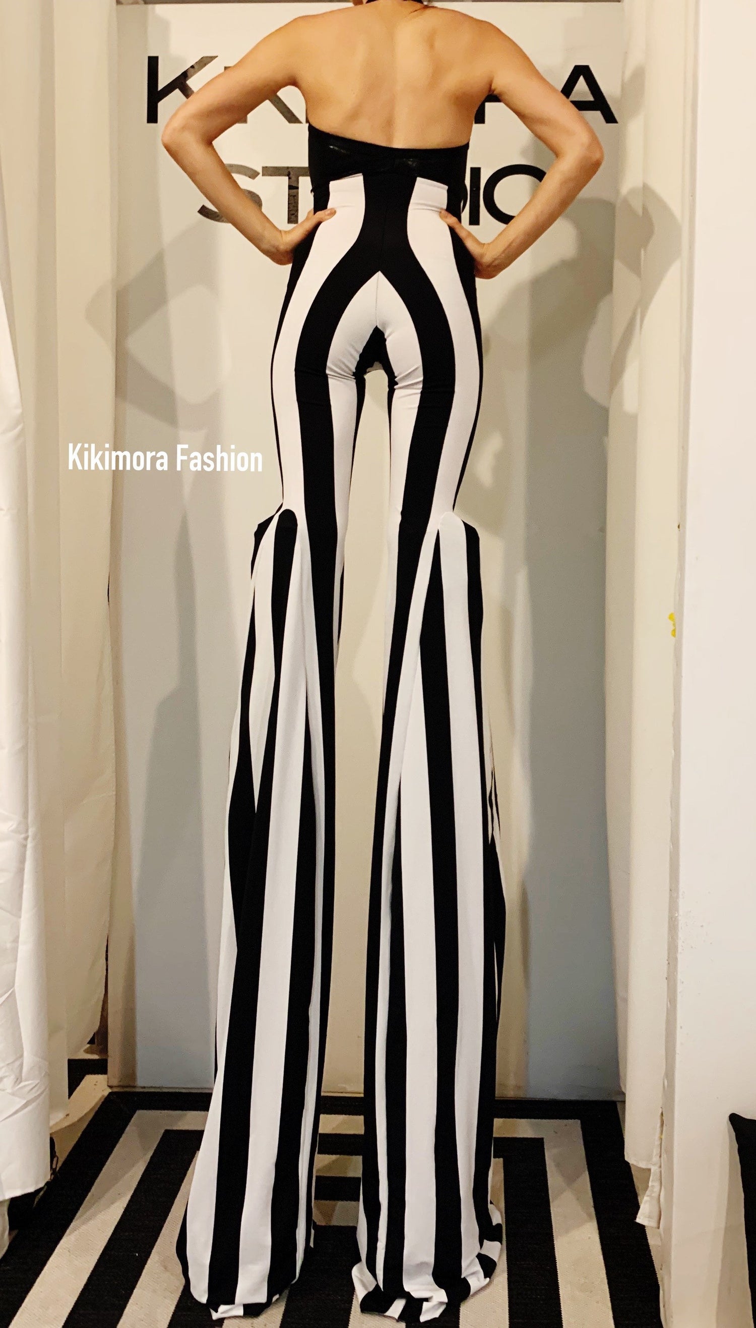 Stilts Costume, Stripe Legs, Stilt Walkers, Circus Performers Jumpsuit