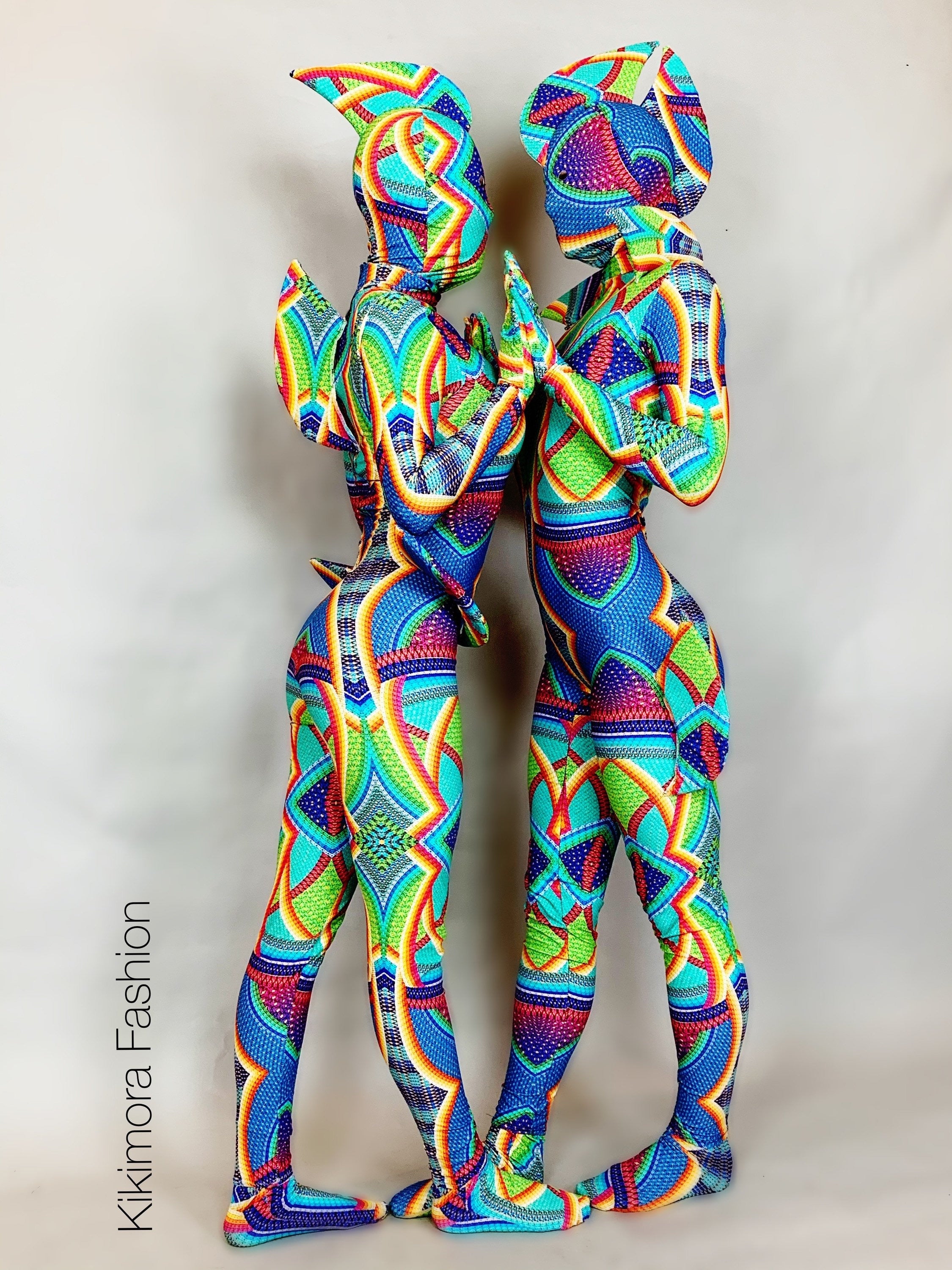 Under the Sea Outfit, Fantasy Creature, Cosplay Women or Men, Zentai Fashion, Exotic Dance Wear, Circus Costume