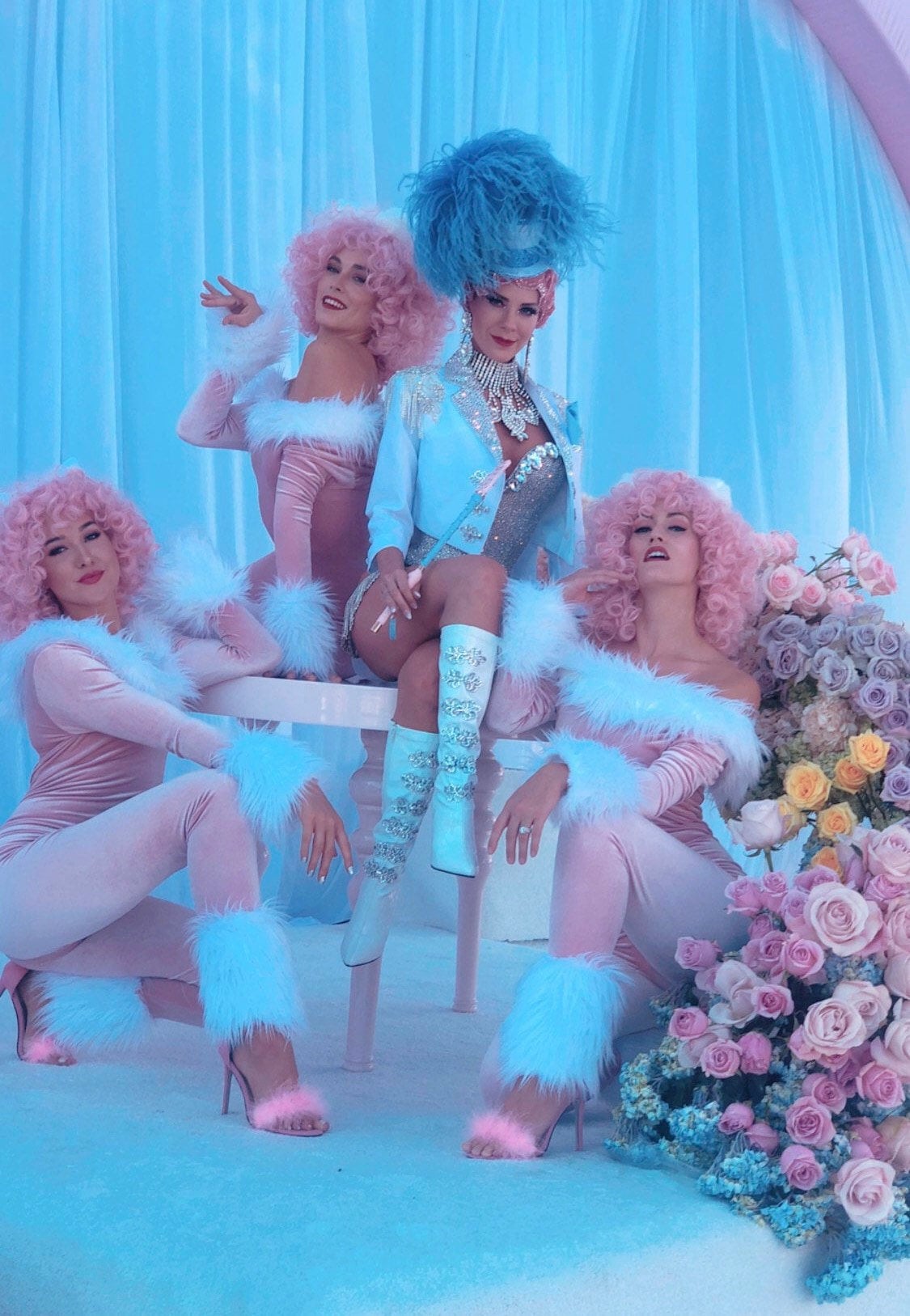 Golden Lion Catsuit, Fur Trim, Full Sleeves, Includes a Long Tail