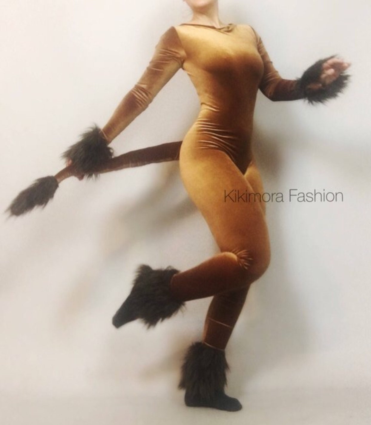 Lion Costume, Wizard of Oz, Beautiful Velvet Jumpsuit Trending Now, Made in USA