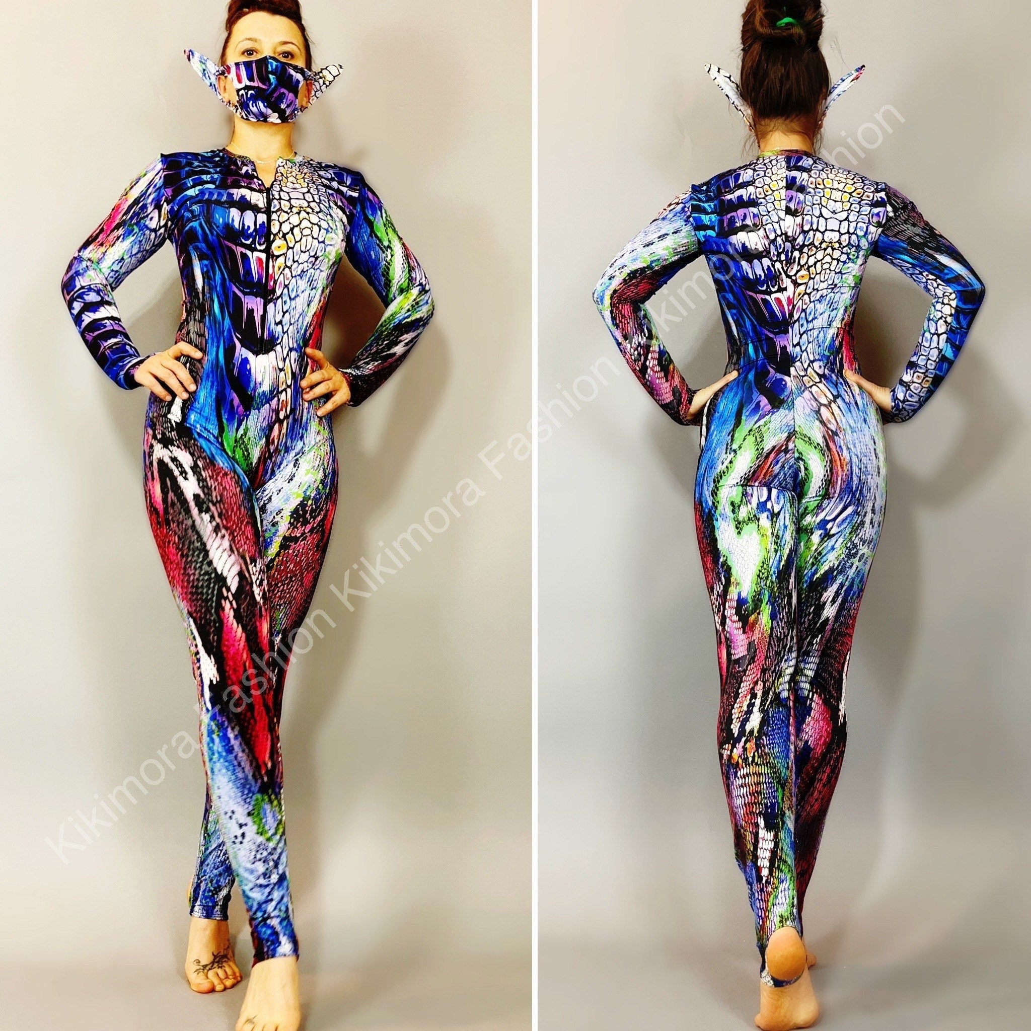 Spandex Catsuit, Contortion Costume, Made by Measure, Dancewear, Circus Unitard, Aerialist Gifts