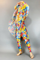 Bodysuit for Women or Men, Made by Measure, Bird Wings, Spandex Catsuit, Dancewear