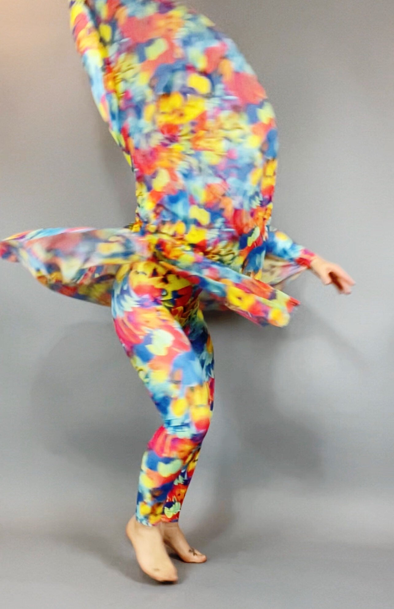 Bodysuit for Women or Men, Made by Measure, Bird Wings, Spandex Catsuit, Dancewear