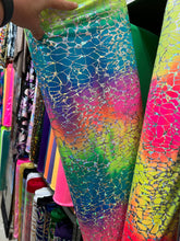 Multicolor Snake Print Catsuit Bodysuit, Full Sleeves, Turtleneck, Heel Straps