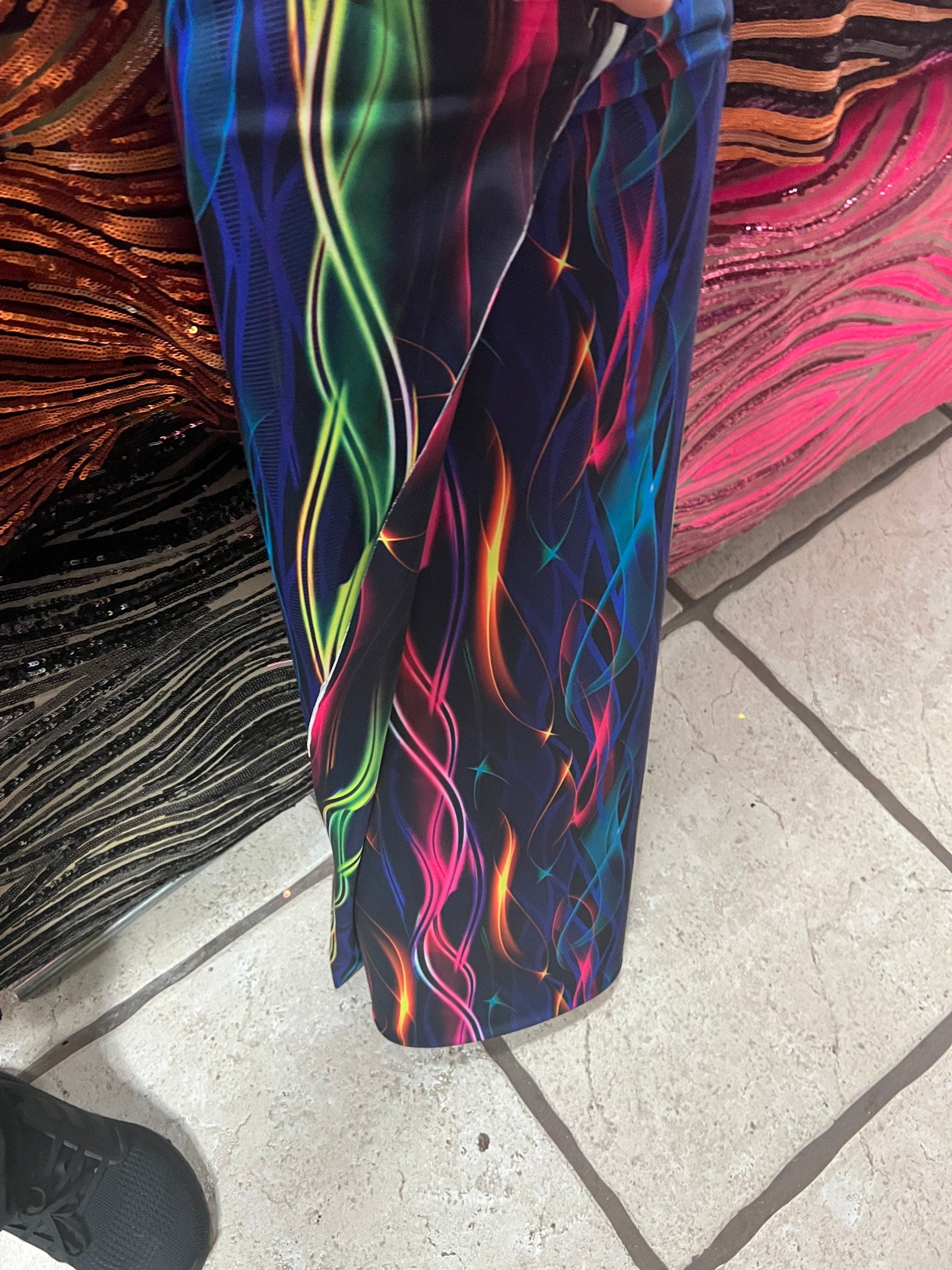 Rave Jumpsuit, Bell Bottom one piece, Disco Costume, Futuristic Clothing, Party Outfit, Festival Fashion, Edm Outfit, Trending Now