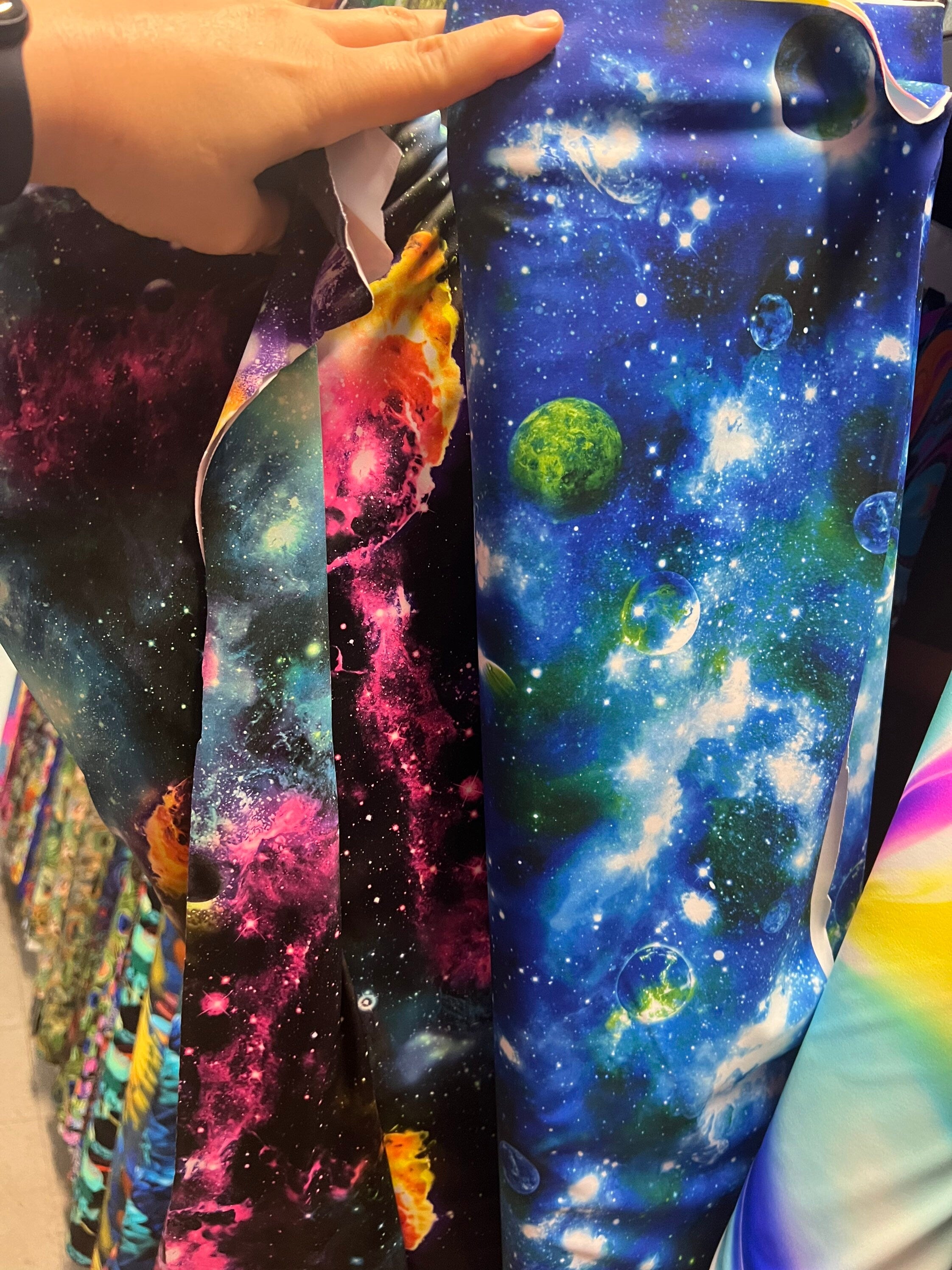 Cosmos Bodysuit for Women or Men, Beautiful Galactic Cosplay for Aerialists, Dancewear, Jumpsuit for Men