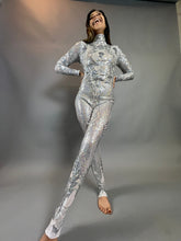 Showgirl Costume, Beautiful Sequins Bodysuit, Jumpsuit for Gymnastics, Stage Wear, Exotic Dance Wear, Trending Now