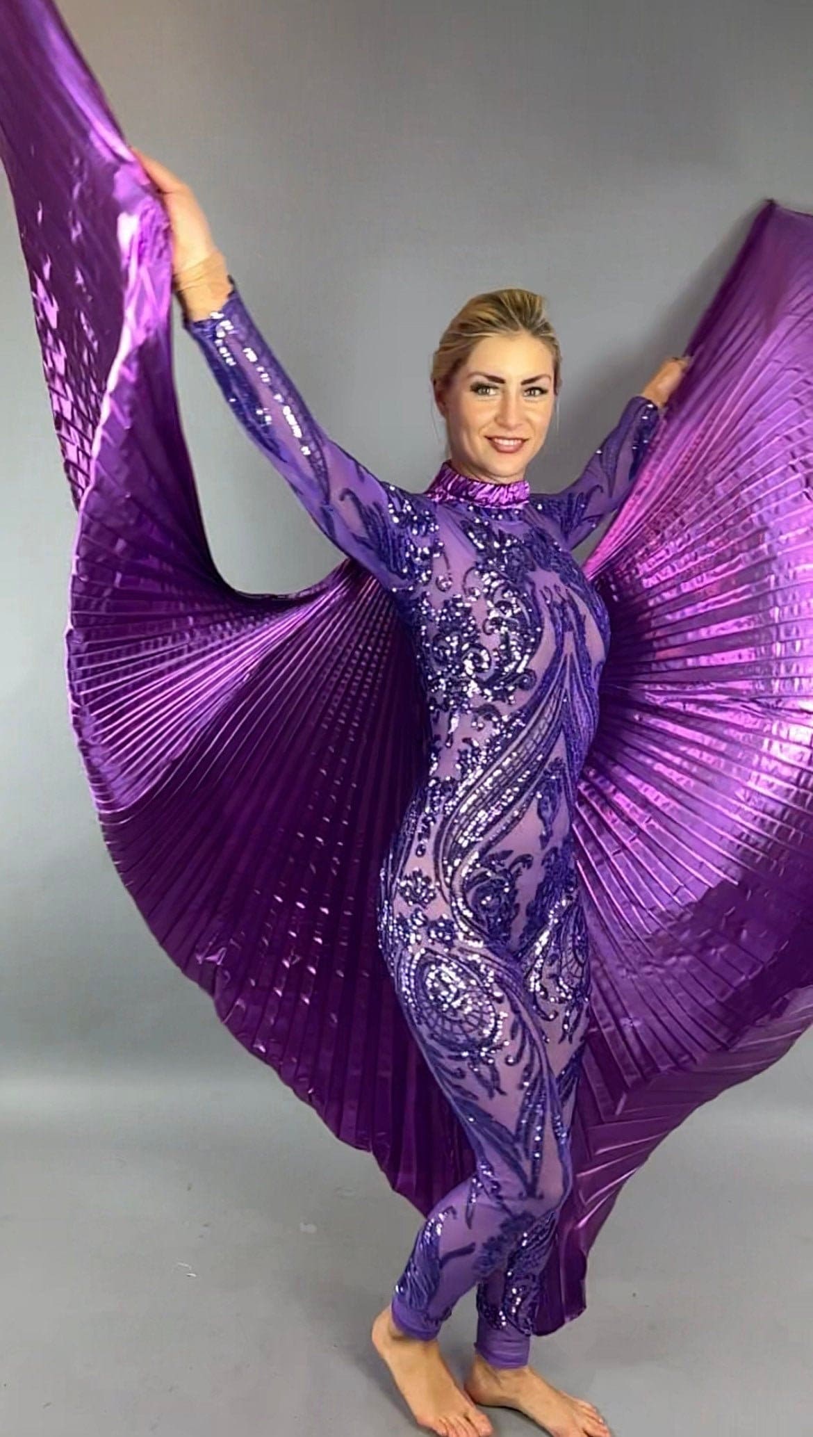 Pleated Cape, Maxi Skirt, Oversize Half Skirt, Costume Accessories, Beautiful Aerialist Skirt, Trending Now