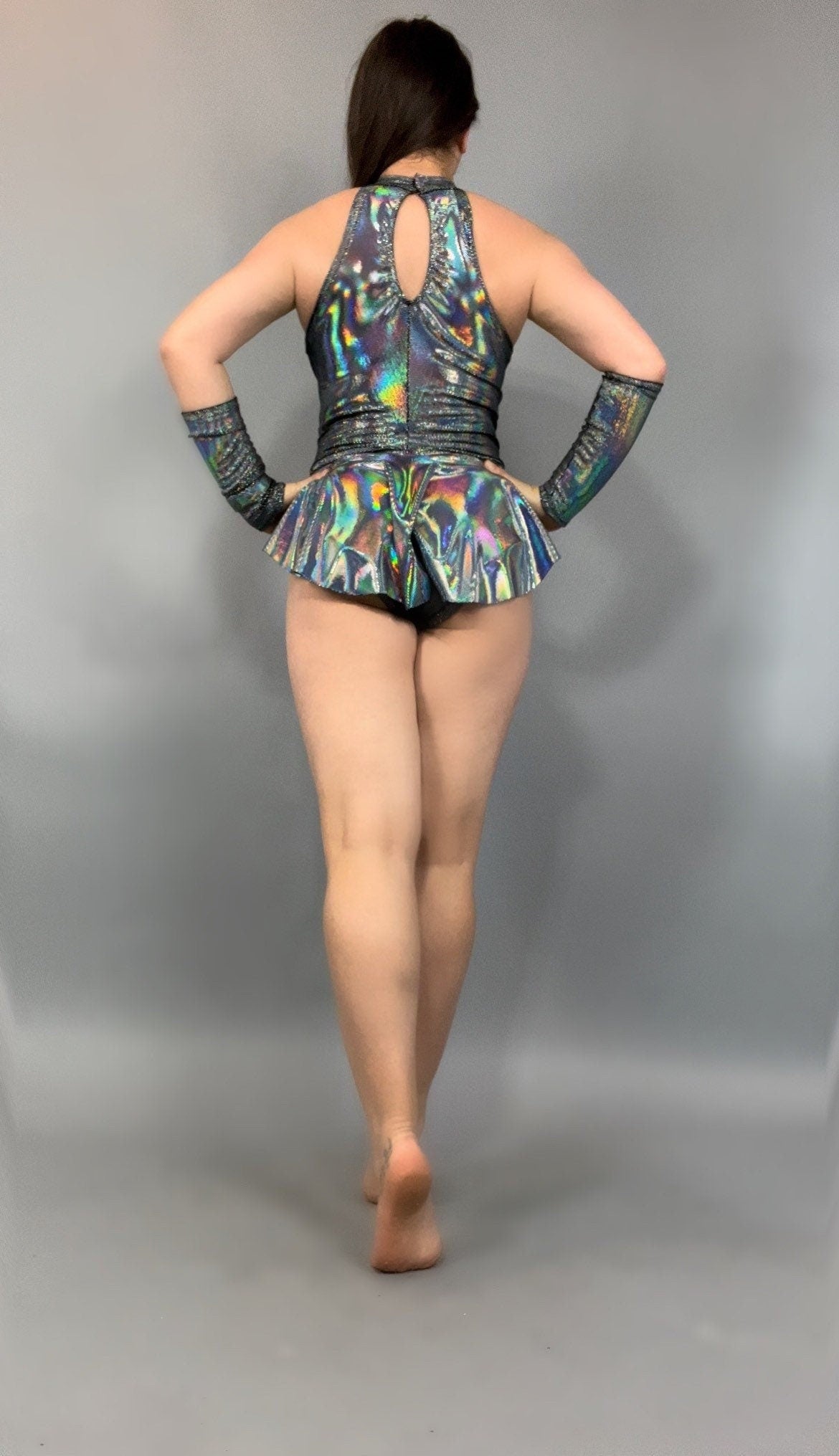 Showgirl Costume, Elegant Leotard, Futuristic Clothing, Party Outfit, Trending Now