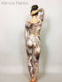 Crop top leggings active ware.bodysuit costume // woman outfit // exotic dancer wear // trending now
