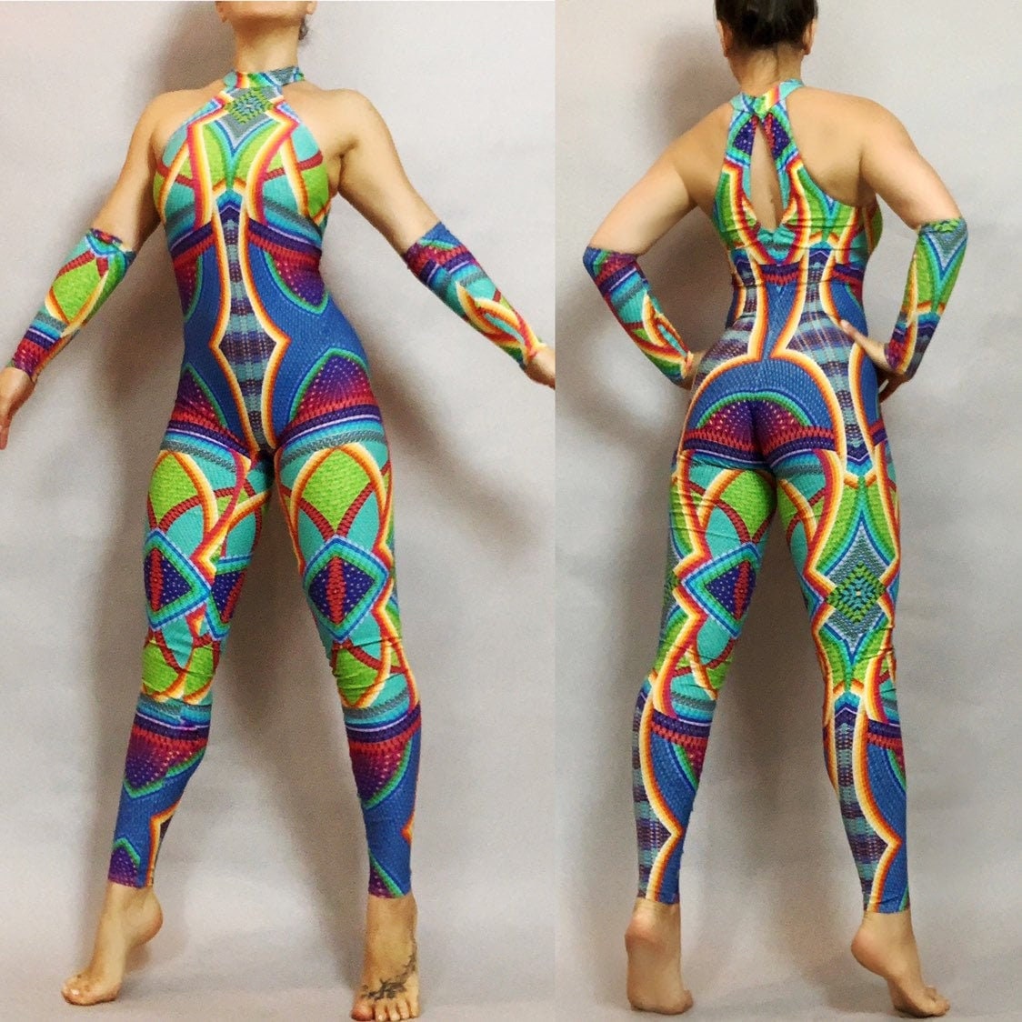 Cirque Costume for Gymnastics, Dance, Aerial, Trapeze Circus Shows