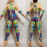 Cirque Costume for Gymnastics, Dance, Aerial, Trapeze Circus Shows