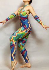 Cirque Costume for Gymnastics, Dance, Aerial, Trapeze Circus Shows