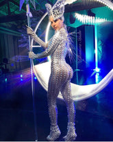 Sheer Bodysuit, Lycra Jumpsuit, Circus Costume, Exotic Dancewear, Trending Now