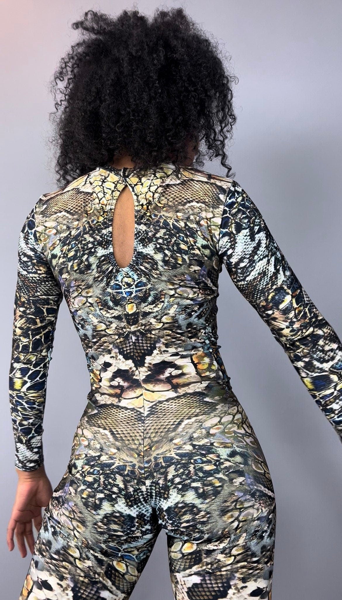 Snake Costume for Gymnastic, Yoga Wear, Exotic Dancewear and Water Sports, Trending Now, Dive Suit