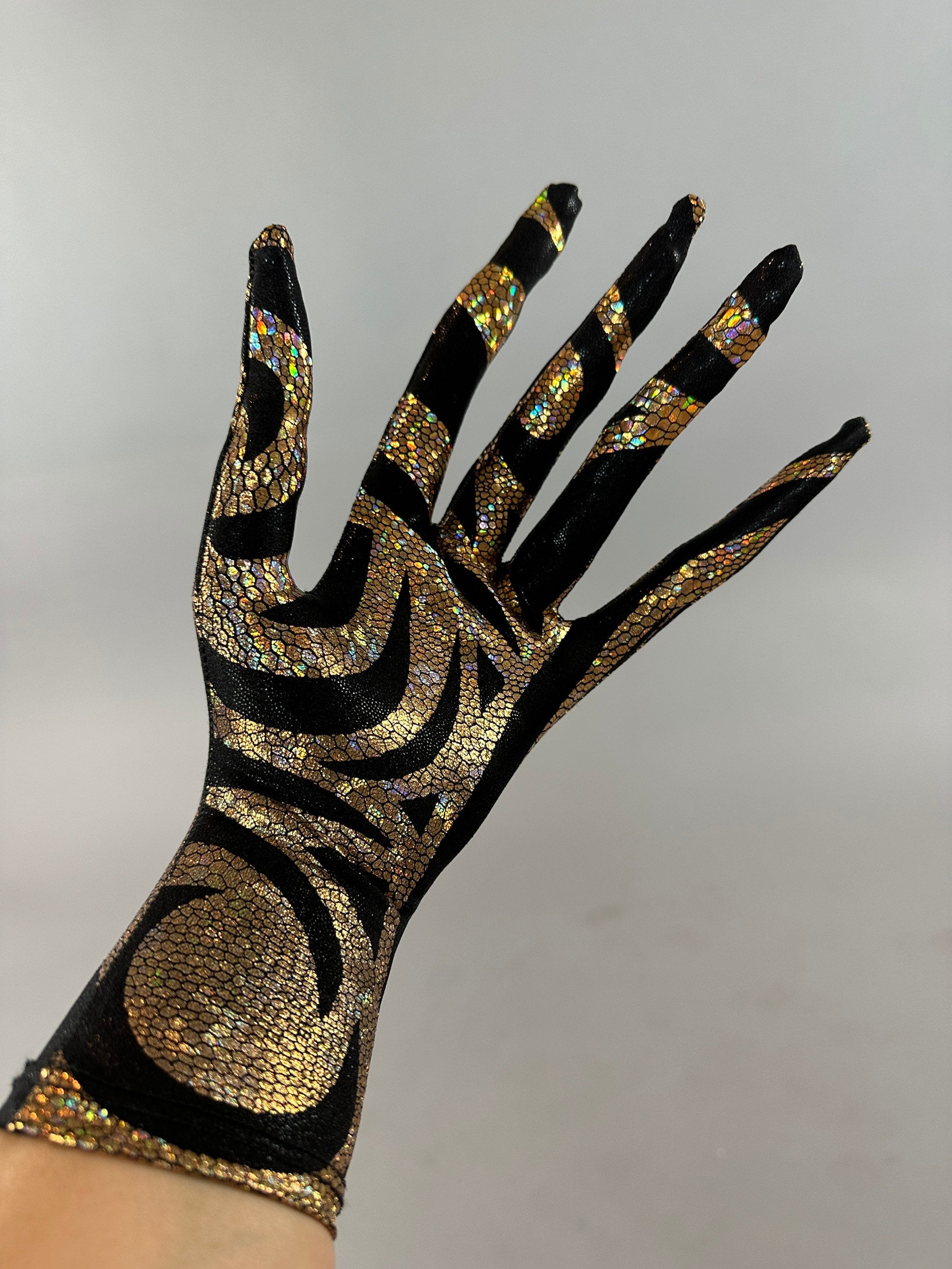 Alien Full Body Costume Set, Turtleneck Catsuit, Spiked Accessories, Open-Eye Headpiece