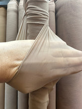 Sheer Nude Catsuit Bodysuit, Full Sleeves, Turtleneck