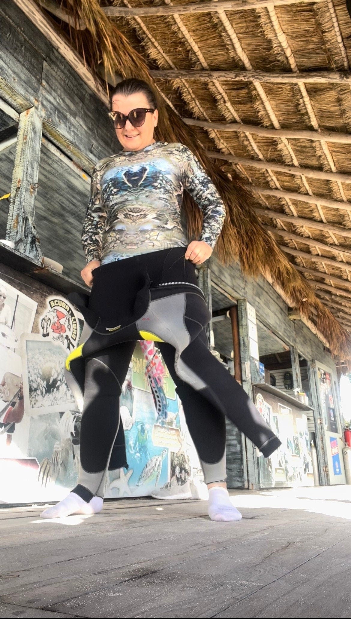 Snake Costume for Gymnastic, Yoga Wear, Exotic Dancewear and Water Sports, Trending Now, Dive Suit