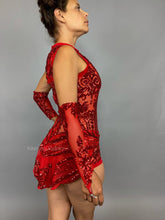 Beautiful Aerialist Costume, Pole Dancewear, Sequin Bodysuit for Women, Showgirl Leotard, Trending Now, Personalized Dressing Gown