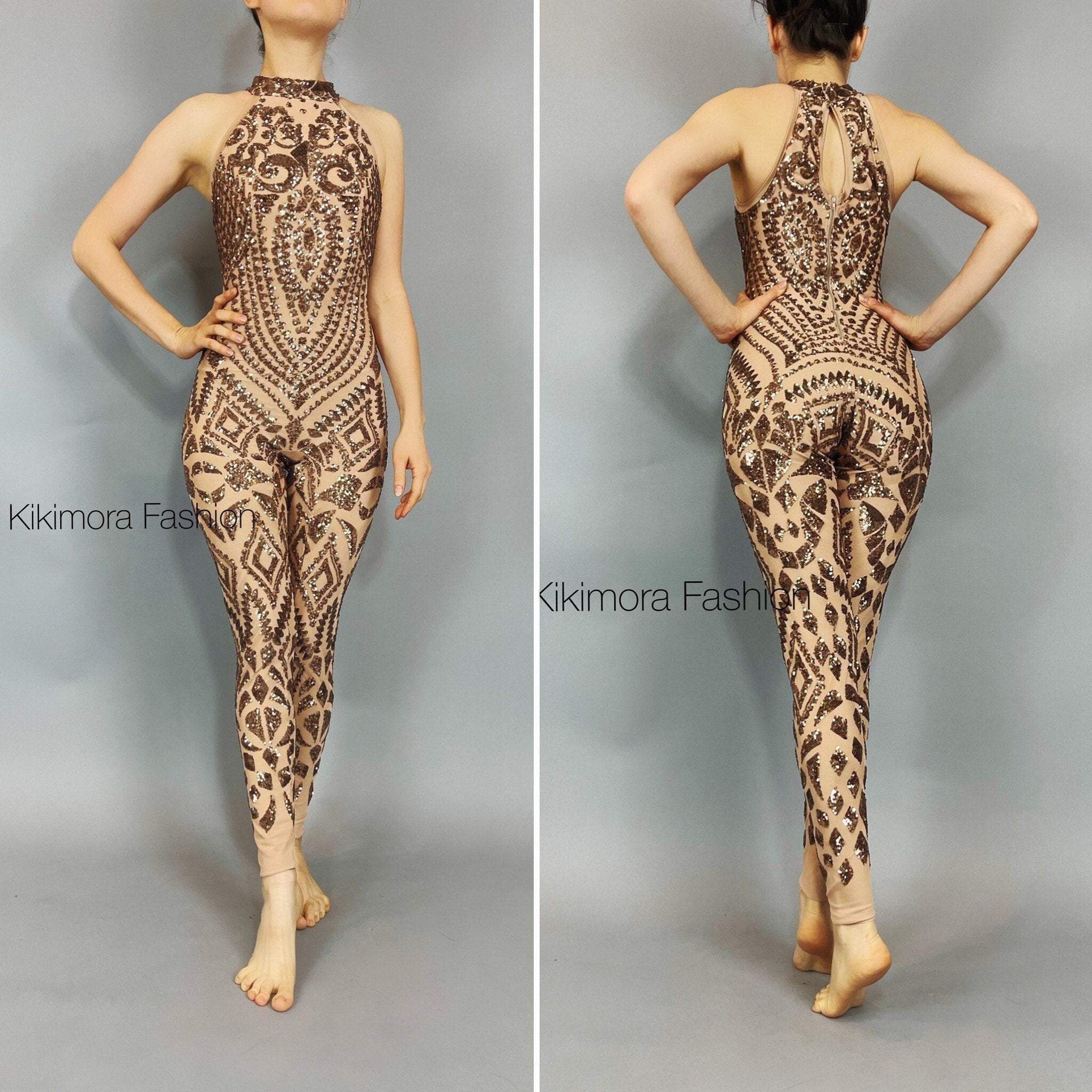Sequin Jumpsuit, Exotic Dancewear, Bridal Bodysuit, Beautiful Costume, Dance Teacher Gifts, Trending Now