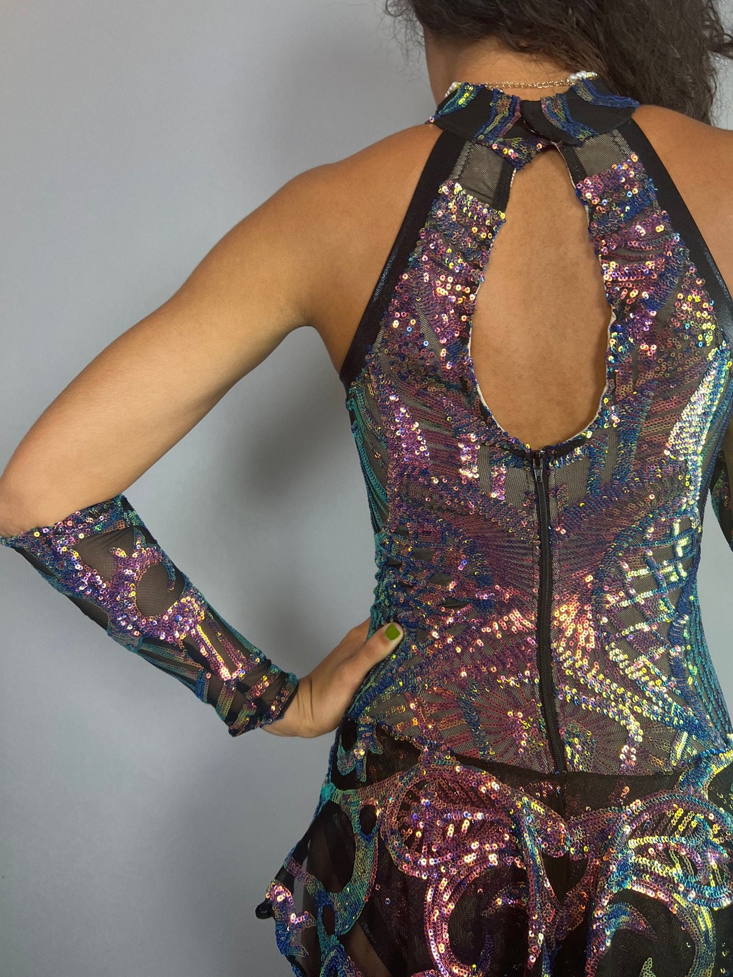 Sequin Leotard, Sheer Bodysuit, Costume for Dancers, Circus Outfit, Aerial Performers, Fire Dancers, Fairy Costume Trending Now