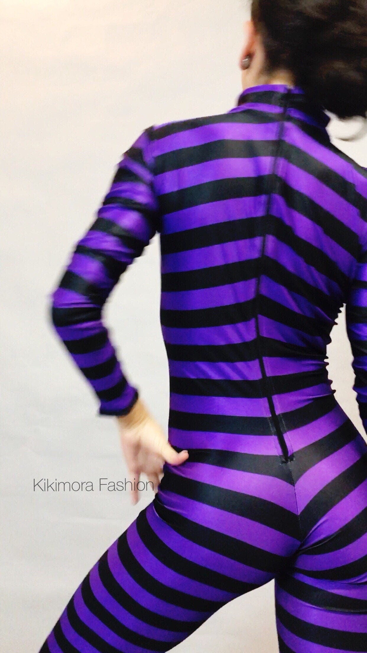 Cheshire Cat, Catsuit Bodysuit, Costume for Gymnasts, Dance and Circus Performance