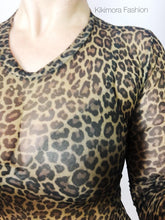 Cheetah Print, Sheer Bodysuit, Sexy Catsuit, Dancewear, Festival Fashion, Trending Now, Exotic Dancewear