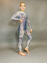 Black and Red Floral Sequins Catsuit, Tear Drop Back Opening, Full Sleeves Jumpsuit