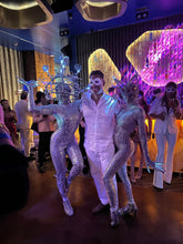 Silver Fairy Costume, Sequin Jumpsuit, Beautiful Exotic Dance Wear, Disco Night, Club Outfit, Gymnastic Unitard, Trending Now