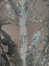 Silver Fairy Costume, Sequin Jumpsuit, Beautiful Exotic Dance Wear, Disco Night, Club Outfit, Gymnastic Unitard, Trending Now