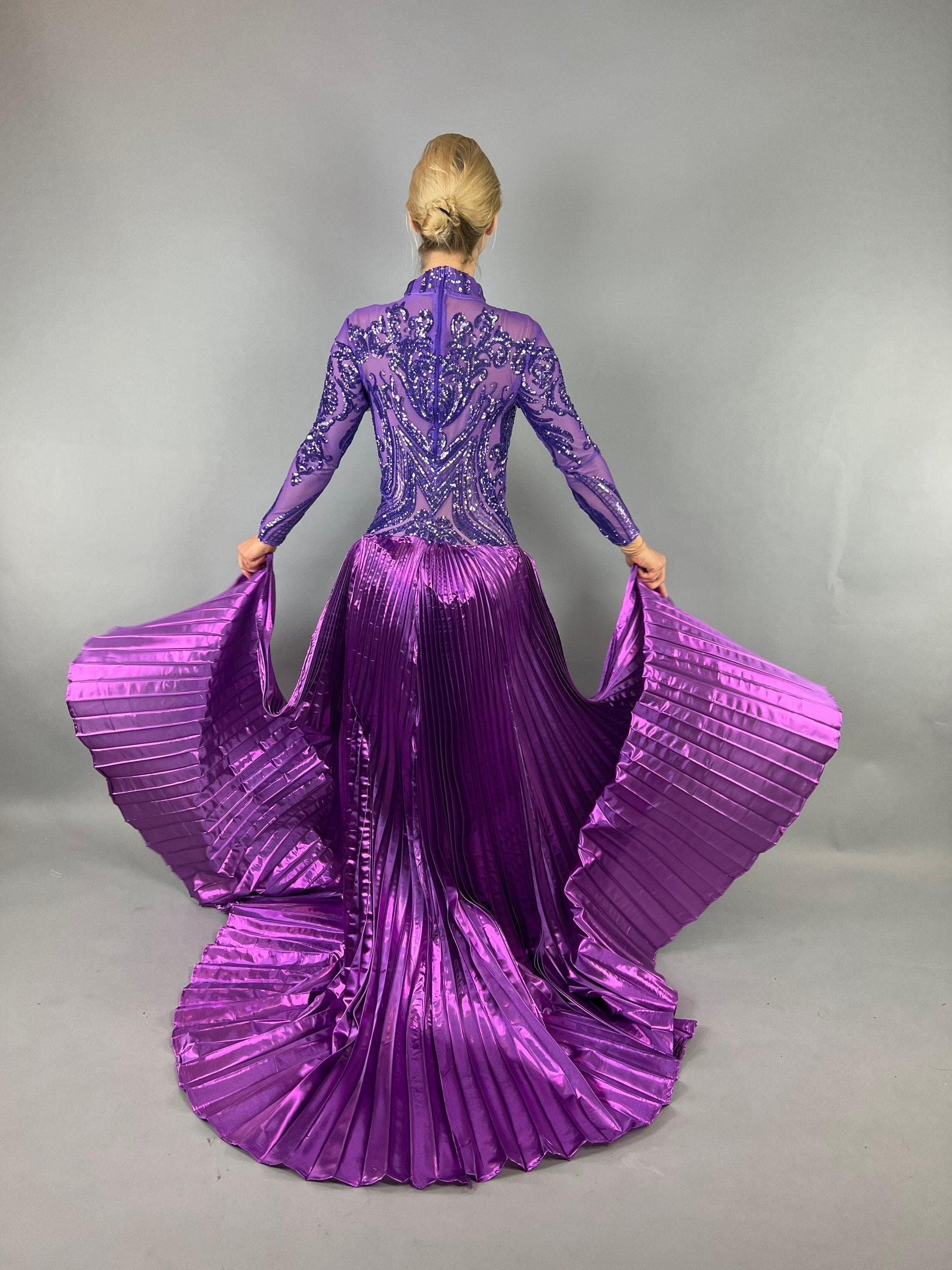 Sequins Catsuit, Exotic Dancewear, Beautiful Jumpsuit for Party, Wedding Bodysuit, Trending Now