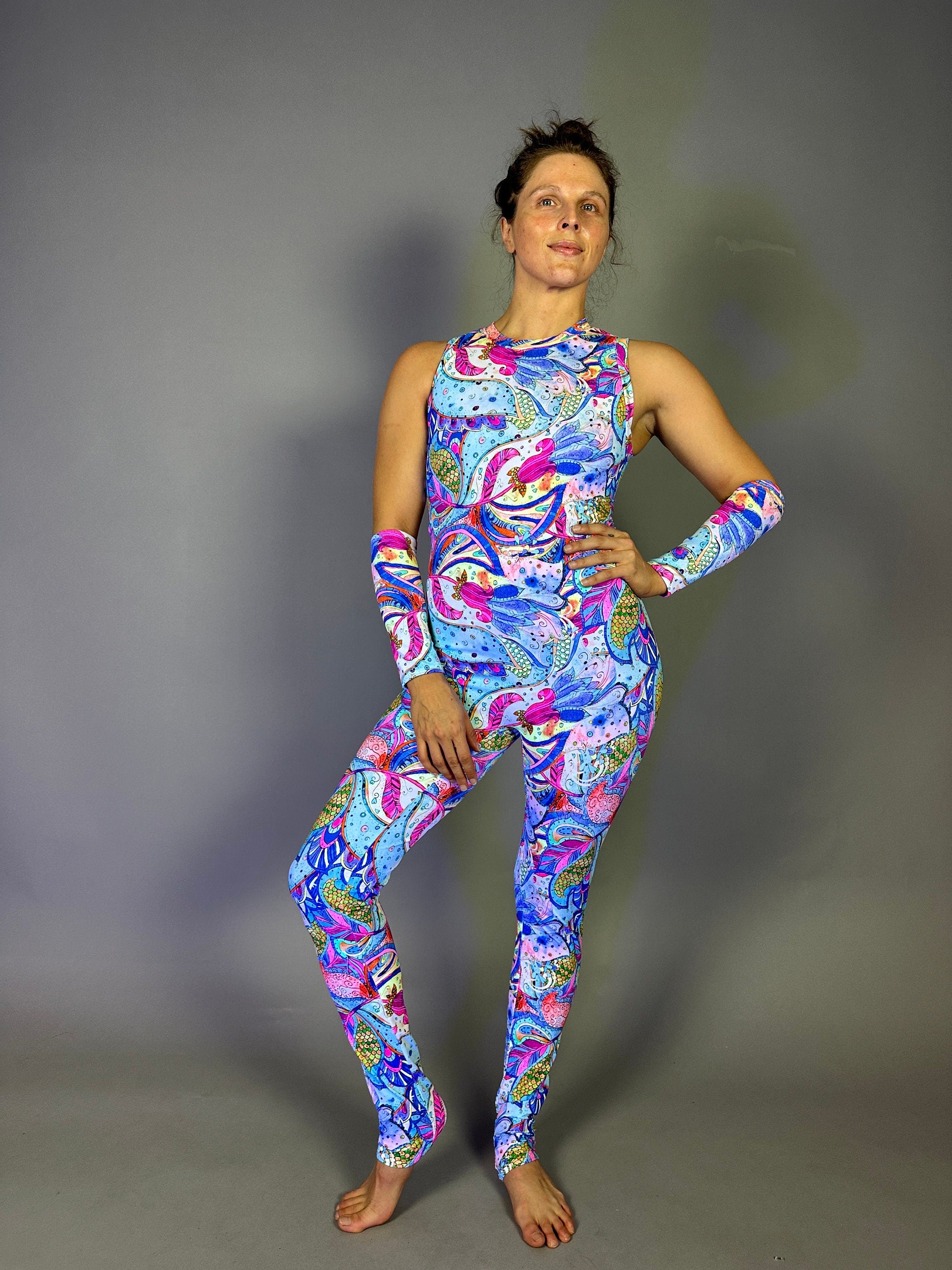 Elegant Royalty Outfit, Bodysuit for Women, Made in Usa, Beautiful Open Back, Jumpsuit Costume, Sports Wear