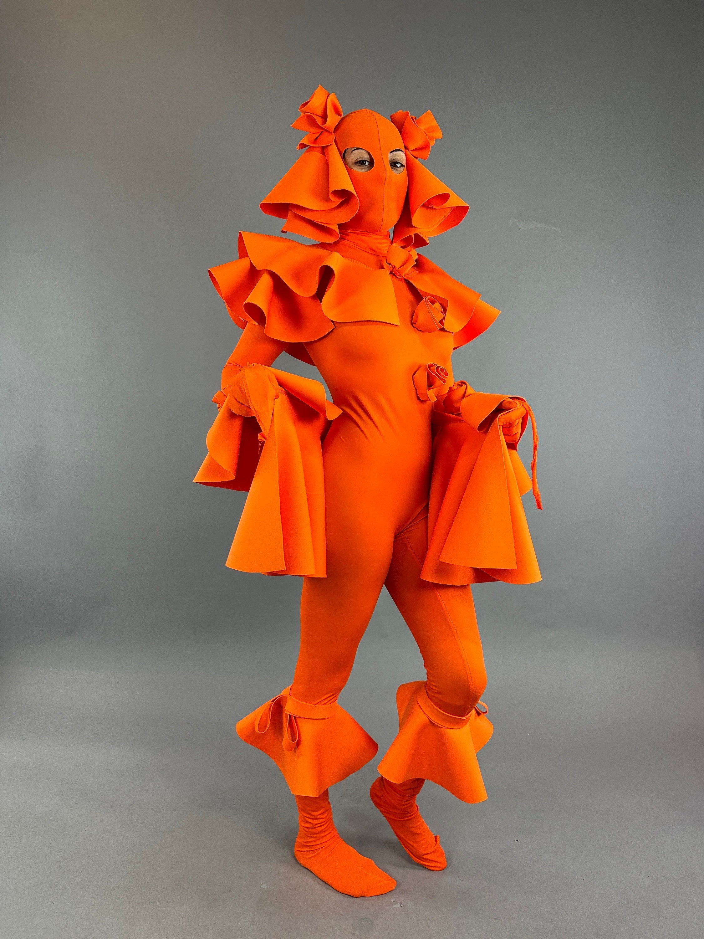 Exotic Dance Wear, Futuristic Clothing,festival Outfit, Trending Now, Club Costume, Creature Costume, Unisex Bodysuit, Trending Now