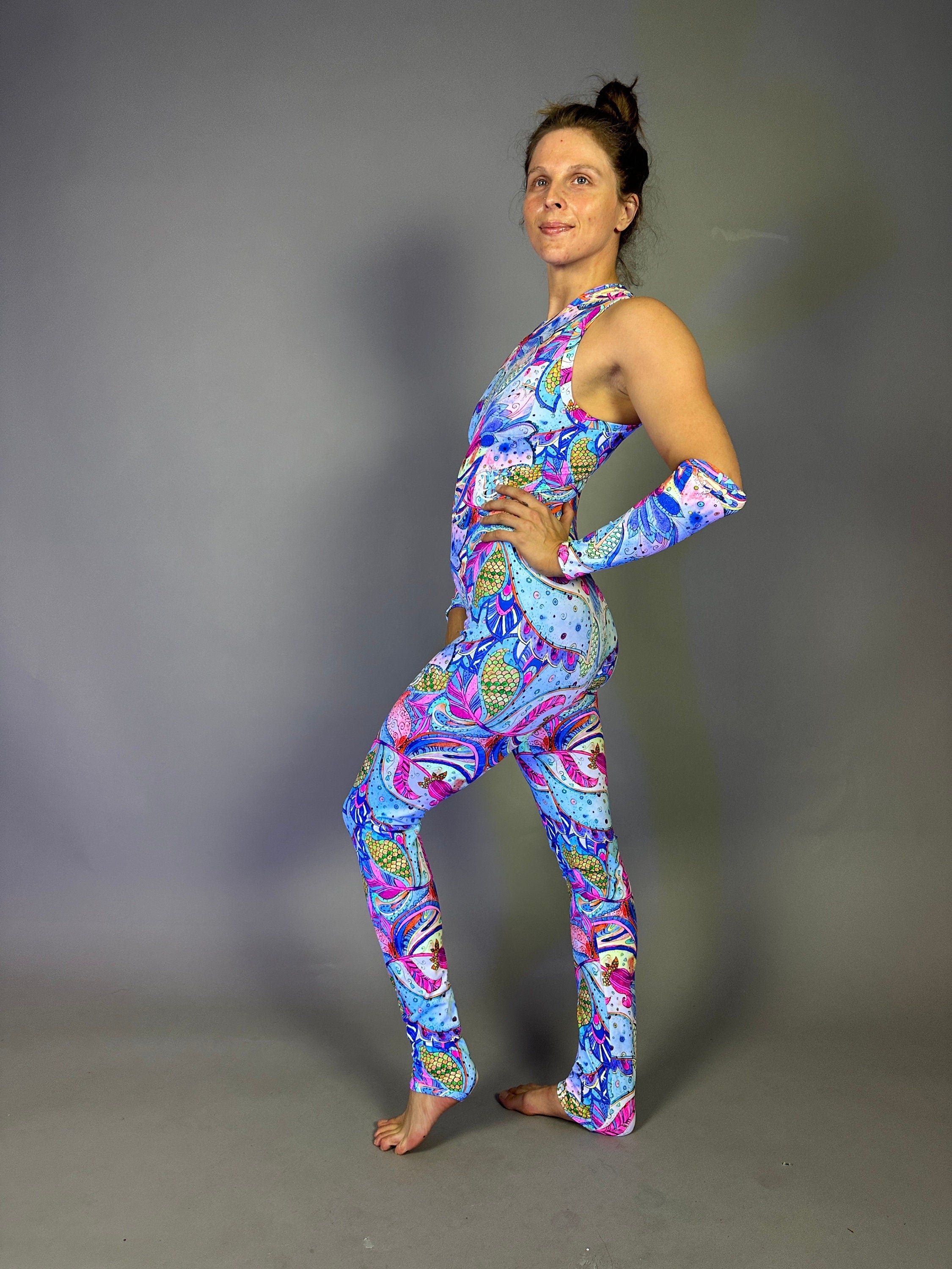 Elegant Royalty Outfit, Bodysuit for Women, Made in Usa, Beautiful Open Back, Jumpsuit Costume, Sports Wear