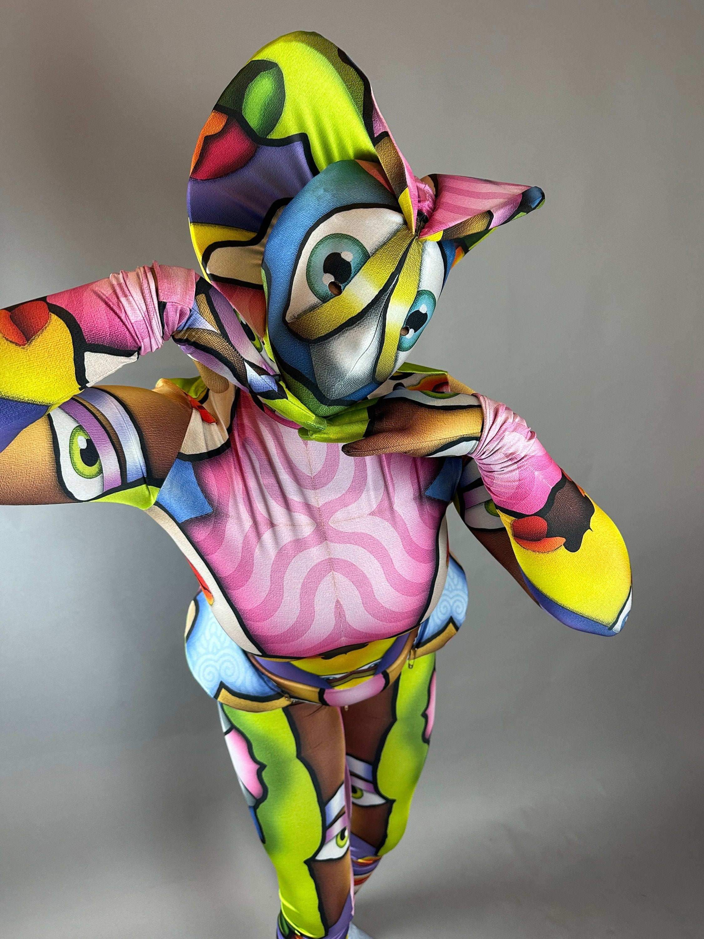 Picasso Cobra, Snake Costume, Gymnastic, Acrobatics, Dancers, Contortionist Outfit, Uniform, Custom Made