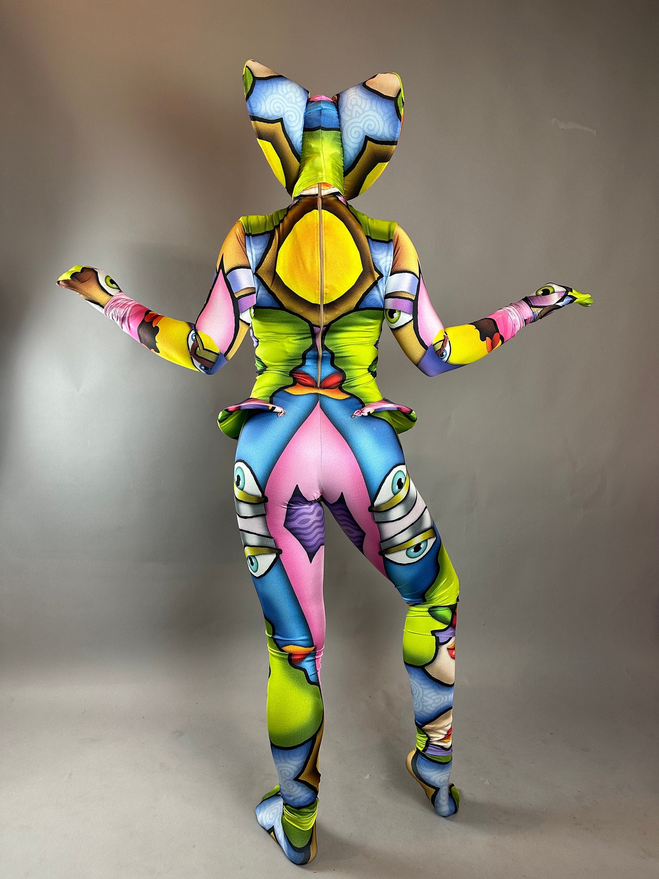 Picasso Cobra, Snake Costume, Gymnastic, Acrobatics, Dancers, Contortionist Outfit, Uniform, Custom Made