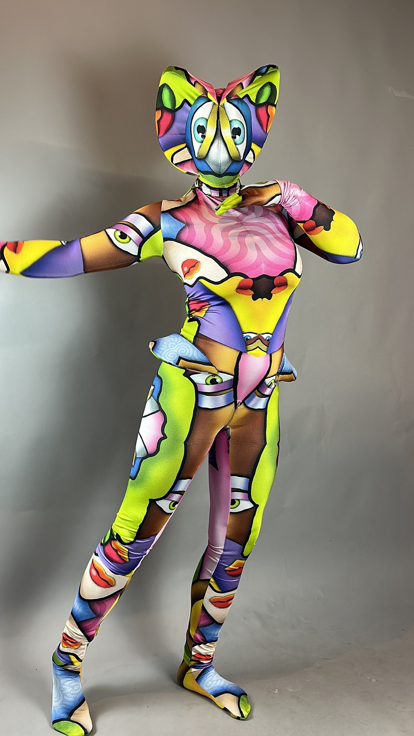Picasso Cobra, Snake Costume, Gymnastic, Acrobatics, Dancers, Contortionist Outfit, Uniform, Custom Made