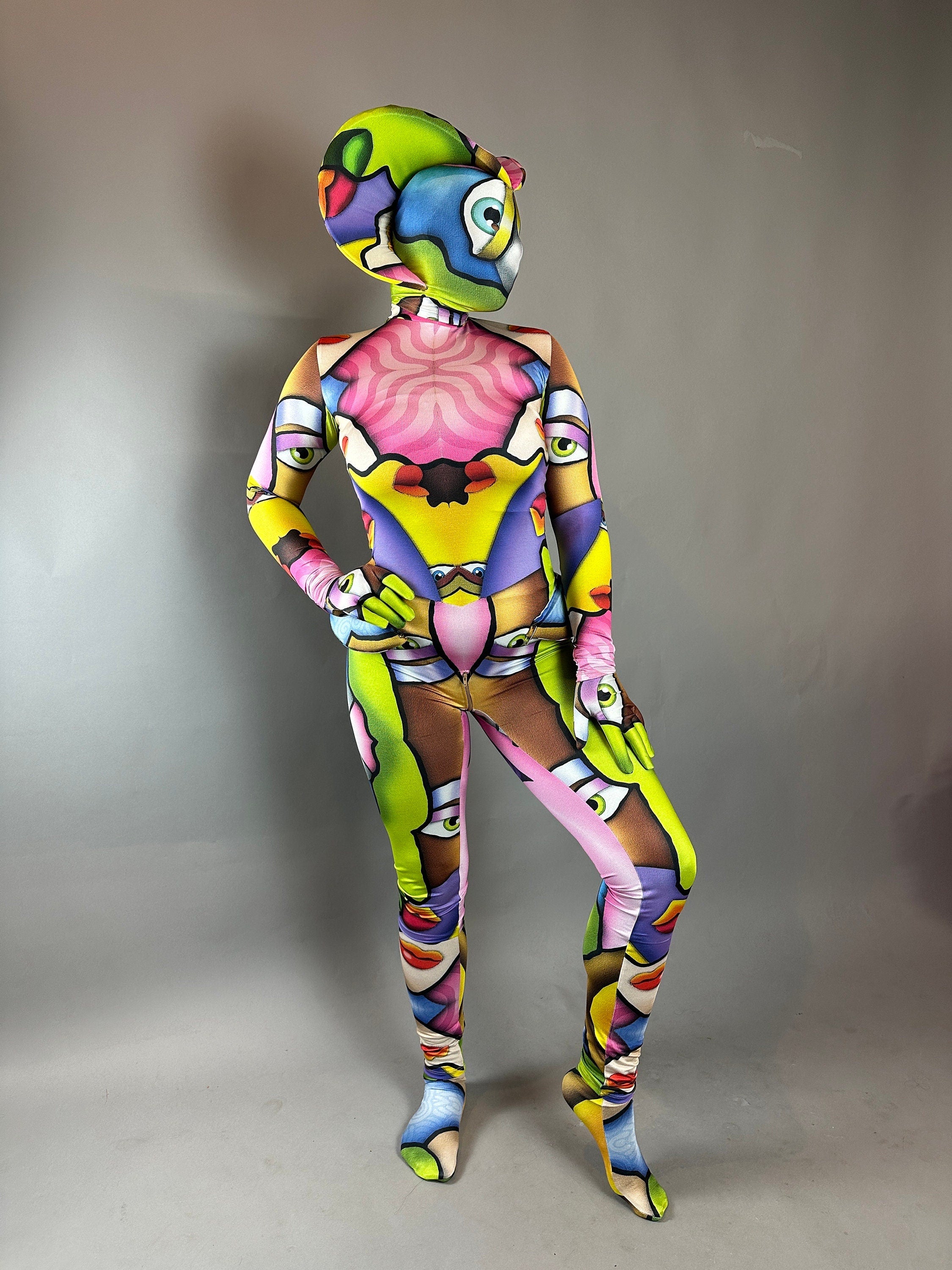 Picasso Cobra, Snake Costume, Gymnastic, Acrobatics, Dancers, Contortionist Outfit, Uniform, Custom Made