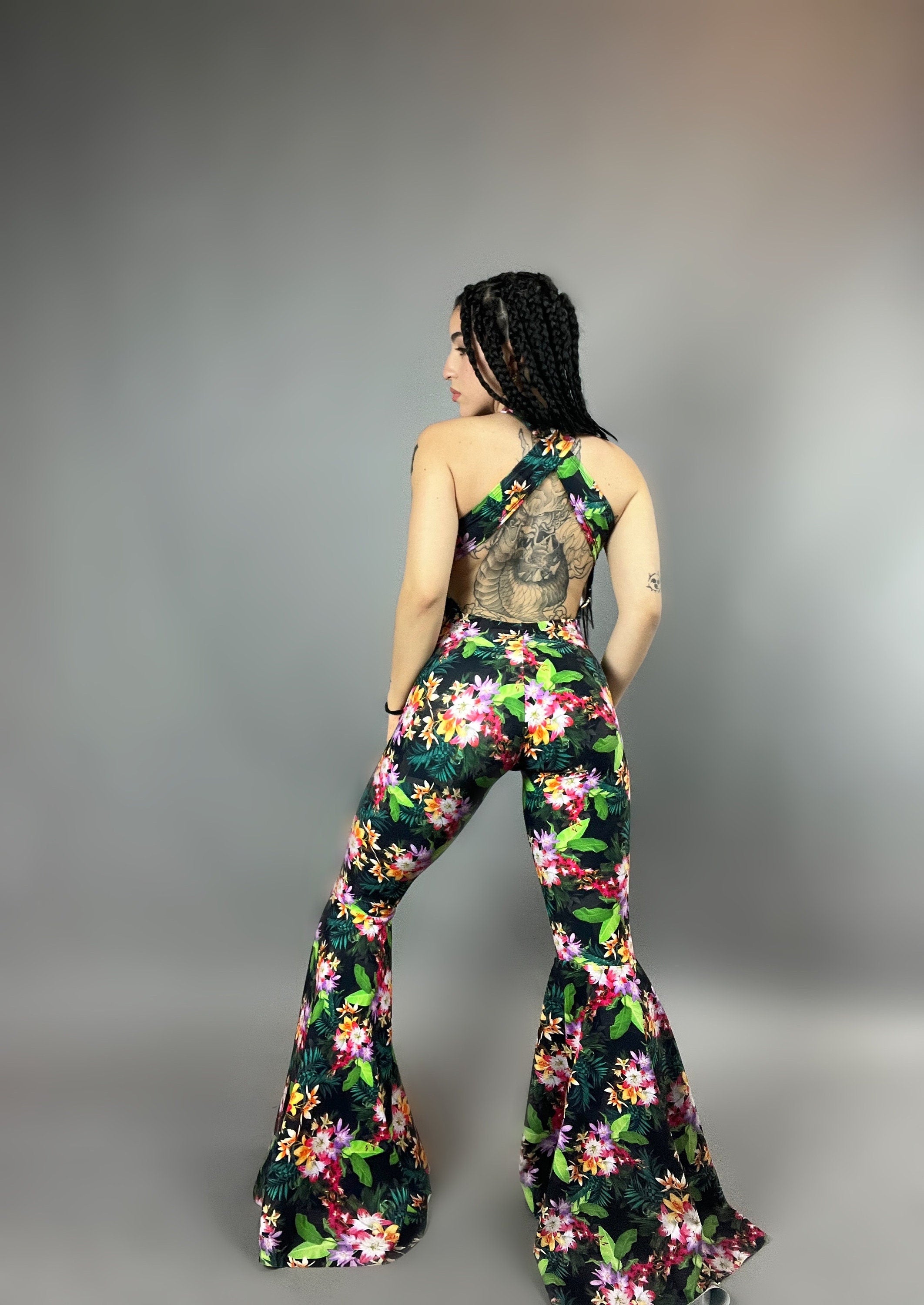 Disco Jumpsuit, Bell Bottom one piece, Selena Costume, Party Outfit, Festival Fashion, Trending Now