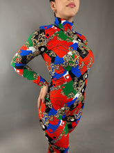 Multicolor Lycra Catsuit, Full Sleeves Jumpsuit, Turtleneck